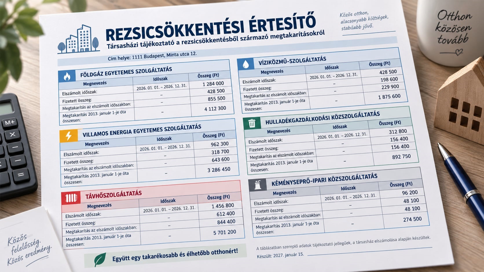 Nyílt levél a társasházi rezsicsökkentési értesítő kötelezettségének megszüntetése érdekében